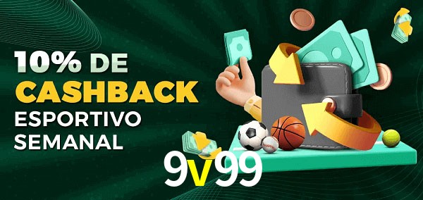 10% de bônus de cashback na 9v99